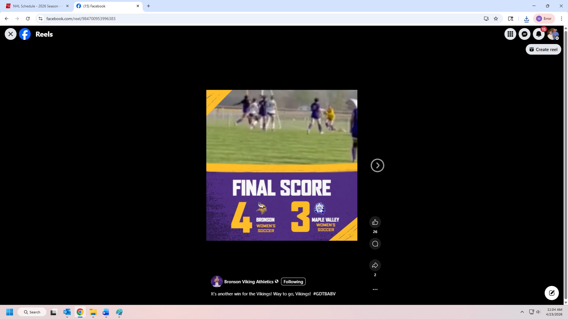 Bronson gets girls soccer win over Maple Valley 4-3